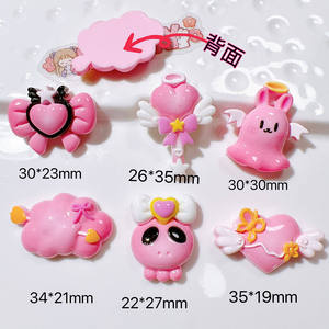 Jouets classiques en résine de démon d'Halloween colorés personnalisables en gros, 4 cm, unisexe, cadeau merveilleux, accessoires de coque de téléphone DIY - Product Image 3