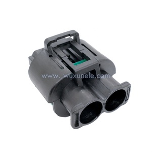 ขั้วต่อสายไฟแบบปิดผนึกสำหรับรถยนต์ WX NG Power 2 ขา พลาสติก รุ่น 1544317-1 สำหรับปลั๊กวาล์วปีกผีเสื้อ - Product Image 2