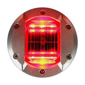 Al Aire Libre impermeable tráfico carretera Stud nivel motocicleta carretera camino marcador energía electrónica Solar Powered vidrio semáforo - Product Image 6