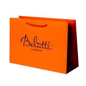 Bán Sỉ Thiết Kế Logo Thương Hiệu In Tùy Chỉnh Khuyến Mãi Quần Áo Sang Trọng Quà Tặng Bán Lẻ Mua Sắm Túi Giấy Trang Sức Màu Đen Có Tay Cầm - Product Image 1