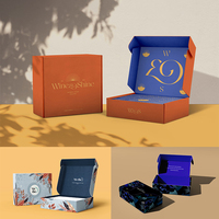 Geringe Mindestbestellmenge Wellpappe Recycelbare Logo-Geschenkverpackung Rosa Schuhkartons Kleidungsboxen Papier-Versandtaschen für Kleinunternehmen