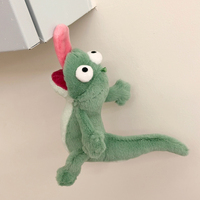 Boneka Kadal Bertema Halloween dengan Lidah Terjulur, Isi Kapas PP, Unisex, Dilengkapi Magnet, Dapat Memainkan Suara, Rancangan Transformasi