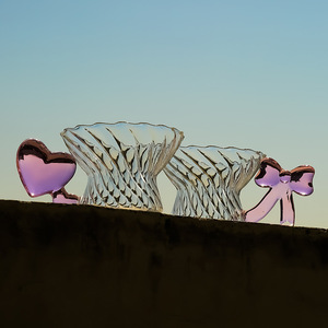 Ensemble de tasses à café au lait en verre résistant à la chaleur, de forme cœur, exquises et élégantes pour femmes, tasses de couple - Product Image 4