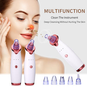 5 Head Acne Pore Cleaner Machine Electric Suction Facial Comedo <b>Extractor</b> <b>Tool</b> Kit Silicone <b>Blackhead</b> Remover Vacuum - Product Image 2