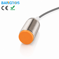 Capteur de proximité rond M30 à tête saillante 15 mm pour détection de métaux, capteur inductif pour l'automatisation des machines CNC