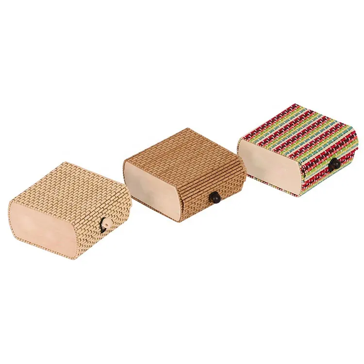 Lovely Unique High Quality Factory Price Travel Bamboo Small Jewelry Box