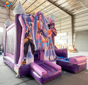 Castillo Inflable K-Pop Demon Hunters, Nuevo Castillo Comercial con Piscina, Castillo de Brincos para Niños para Alquiler en Fiestas - Product Image 2