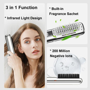 تصنيع المهنية عالية الجودة الأيونات السالبة أدوات تصفيف الشعر بالأشعة تحت الحمراء أمشاط كهربائية ساخنة الشعر - Product Image 3