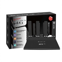 Routeur 4G WR800, appareil réseau sans fil, 4 antennes externes, carte SIM, type-C, 4 ports LAN, usage domestique
