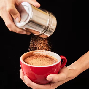 Tùy chỉnh kim loại Salt & Pepper Shakers với Fancy bột cà phê lưới tốt phong cách nhà máy bột thép không gỉ Dispenser với nắp - Product Image 2