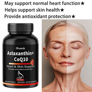 תוסף תזונה OEM/ODM של קואנזים Q10 ואסטקסנטין לתמיכה בחסינות ובריאות הכבד, כמוסות רכות, תוסף צמחי נוגד חמצון - Product Image 1