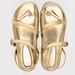 2024 été bout ouvert femmes plage sandales plates décontracté une ceinture dames pantoufles avec fond épais conception anti-glissante - Product Image 5