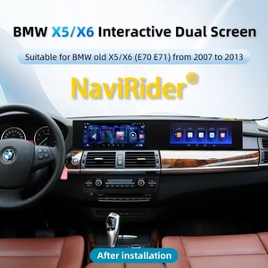 วิทยุติดรถยนต์ระบบ Android 13 หน้าจอโค้งคู่ขนาด 21 นิ้ว สำหรับ BMW X5 X6 ปี 2007-2017 รุ่น F10 F11 E70 E71 E72 พร้อมระบบนำทาง GPS และเครื่องเล่นมัลติมีเดีย - Product Image 4