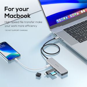 Adaptador de 4 puertos USB tipo C 4 en 1 para ordenador, estación de carga para MacBook 3,0/<span class=keywords><strong>ipad</strong></span> - Product Image 2