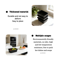 Groothandel recyclebare PP PLA plastic trays voedselcontainers groenten fruit voedselverpakkingsdoos voor koudeketen verse voeding