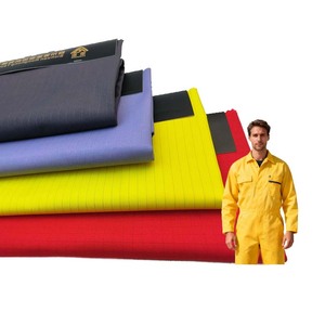 Tissu antistatique en grille BCI GRS OCS 32x32 CVC 60 <span class=keywords><strong>coton</strong></span> 40 polyester 150GSM 130x70 pour vêtements <span class=keywords><strong>de</strong></span> travail et uniformes <span class=keywords><strong>de</strong></span> station-service - Product Image 1