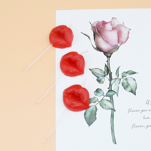 Décoration de fête bougie d'<span class=keywords><strong>anniversaire</strong></span> drôle lèvres bougie d'<span class=keywords><strong>anniversaire</strong></span> Design dans gâteau - Product Image 6