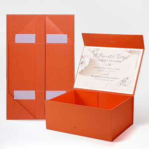 Tùy Chỉnh Riêng Logo Nam Châm Gấp Giấy Phẳng Gói Bao Bì Hộp Sang Trọng Từ Hộp Quà Tặng Với Nam Châm Đóng Cửa - Product Image 3