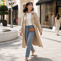 Porte-monnaie en cuir PU de style enveloppe, mini pochette à monnaie avec bouton pression, petit sac suspendu multi-usages pour les voyages quotidiens