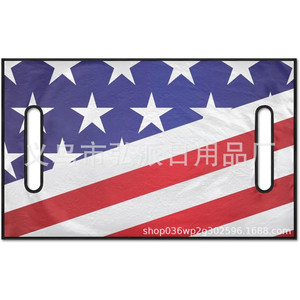 Funda para asiento de carrito de golf, juego completo, 133x80, poliéster, diseño de bandera americana, posición delantera, para Ez Go, uso en las cuatro estaciones - Product Image 2