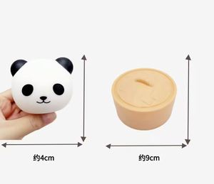 Jouet anti-stress personnalisé - Panda réaliste en forme de boulette vapeur, jouet Mochi créatif à rebond lent et compressible - Product Image 5