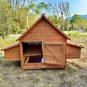 Gallinero de Madera SDC002 para Exteriores, Caseta para Pollos de Madera de Abeto Sólido para 2-4 Pollos - Product Image 5