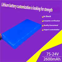 SUNKING 18650-7S 24V 2600mAh Paket Baterai Lithium NMC 500 Siklus -10~60 Suhu Operasi