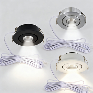 Kích thước nhỏ LED einbaurtrahler 3 Wát Kleine LED điểm chiếu sáng trong nhà có thể điều chỉnh <span class=keywords><strong>focus</strong></span> lõm <span class=keywords><strong>Mini</strong></span> Spotlight cho Showcase chiếu sáng - Product Image 1