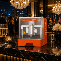 Commercial AI Food Printer Custom Sugar Paste Painting Vending Machine Panda Intelligent Self-Service Candy Maker Equipment