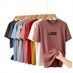 T-shirt court décontracté en coton pour femme, coupe classique, blanc, avec broderie logo, respirant et séchage rapide - Product Image 2
