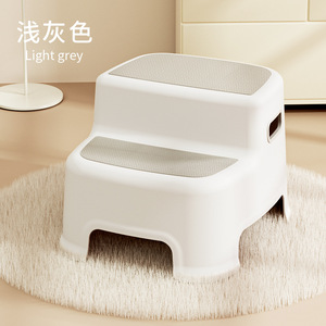 Tabouret à double niveau Ybm en plastique antidérapant pour enfants, usage domestique, type carré grand format, 2 à 4 ans - Product Image 1