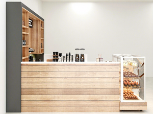 Diseño de Interior Moderno de Lujo para Cafetería y Panadería | Solución Integral de Mostradores y Exhibidores Personalizados Diseño Completo a Medida para Tiendas - Product Image 5