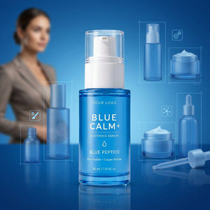Suero Calmante con Péptidos Azules, Esencia para el Cuidado de la Piel del Rostro, OEM ODM, Marca Privada, Fórmula Personalizada - Product Image 5
