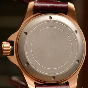 Montre pour homme en bronze étamé personnalisée, saphir gravé en 3D, rétro, automatique, mécanique, de plongée - Product Image 5