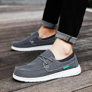 Zapatos Casuales Personalizados a Precio de Fábrica, Zapatos Náuticos de Lona de Corte Bajo Antideslizantes para Hombre, con Suela de Goma para Caminar - Product Image 6