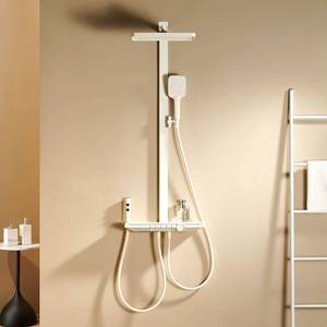 Ensemble de salle de bain à quatre fonctions avec système de douche eau chaude et froide et affichage LED de la température - Product Image 3