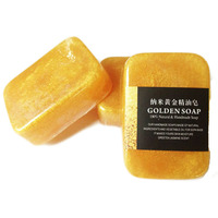 Champú en Barra Harmony Natural y Orgánico de Marca Privada, Jabón Artesanal para Baño con Aceite Esencial y Oro 24K para Blanquear la Piel del Rostro
