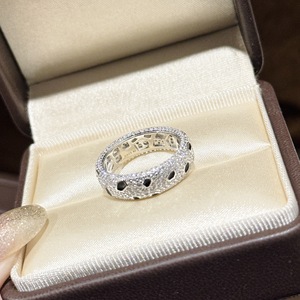 Anillo de Plata S925, Anillo con Estampado de Leopardo, Diamante de Moda, Hecho a Medida <span class=keywords><strong>para</strong></span> Parejas que se Casan - Product Image 4