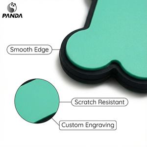 Plaque d'identification personnalisable en silicone pour animaux de compagnie, motif uni, anti-perte, pour chat, vierge, à graver - Product Image 5