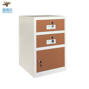 Diseño moderno Material de acero 2 cajones con cerradura Pedestal móvil Archivero Gabinete de almacenamiento de archivo de metal Muebles de oficina - Product Image 1