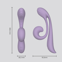 WINYI WK0047 Rabbit Vibrator für Frauen Wasserdichter Silikon G-Punkt Klitoris-Stimulator Multi-Vibration USB Sexspielzeug