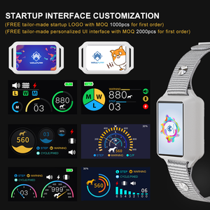 최고의 품질 충전식 전자 터치 스크린 개 충격 훈련 칼라 나무 껍질 중지 진동 강아지 훈련 짖는 칼라 - Product Image 5