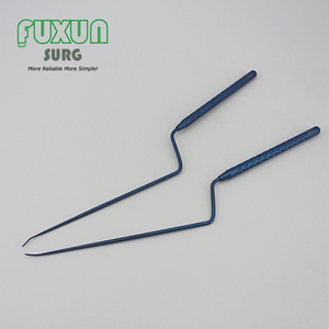 Microchirurgische Basis Voor Neurochirurgie Handleiding Chirurgische Instrumenten Bajonet Micro <span class=keywords><strong>Ring</strong></span> Messen Halve Maan <span class=keywords><strong>Curette</strong></span> - Product Image 4