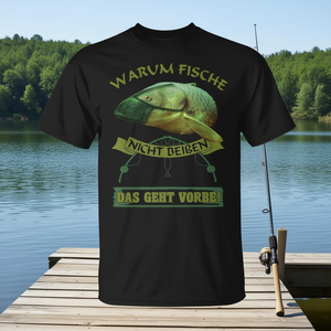 Fish With Face Protection Fishing <b>Walking</b> T-<b>Shirt</b> - Product Image 3