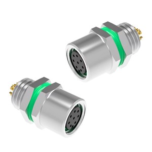 DIN tự động phía trước gắn kết nối A/B mã 2 3 4 5 6 8 pin phía sau gắn chặt M8 thông tư không thấm nước nam nữ hàn ổ cắm - Product Image 2