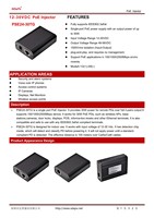 SDAPO-Inyector activo estándar, adaptador PoE de 30W, 100/2500Mbps, 802/AT, Ethernet, Gigabit,/