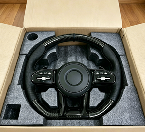 Volante Auto in Vera Pelle di Alta Qualità con Blocchi di Colore per <span class=keywords><strong>Mercedes</strong></span> W204 S204 C204 W212 W212 C207 A207 X204 W218 - Product Image 6