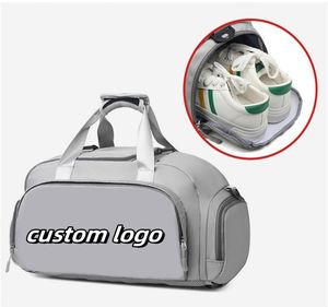 热卖定制运动包手提袋旅行周末瑜伽训练运动包干湿分离行李袋带鞋隔层 - Product Image 2