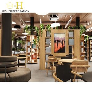 Estantería Metálica Personalizada para Libros, Estanterías Móviles para Librerías, Mostrador de Recepción para Tiendas - Product Image 4