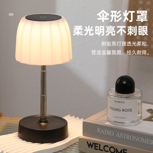 Nordic Modern Minimalist Table Lamp E27 LED Bulb Base Switch Control Simple Design For Living Room Bedroom Decorative <b>Lighting</b> - Product Image 4